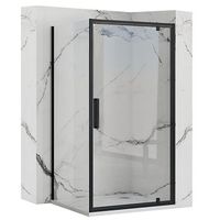 cabina de ducha rea rapid swing 100x90 black