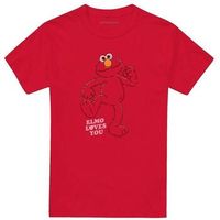 sesame street camiseta el loves you para mujer