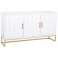 aparador de 3 puertas de madera y metal 160x415x90