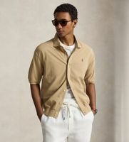 polo ralph lauren para hombre 710b18514002 camisa sport beige s casual algodon manga corta