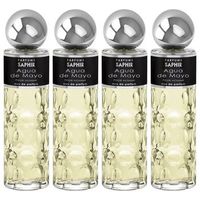pack de 4 eau de parfum hombre saphir agua de mayo 200 ml