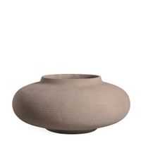 macetero decorativo de cemento marron claro d74