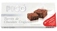 turron de chocolate crujiente pico sin azucares anadidos 200grs