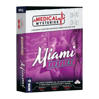 Juego de mesa Devir Medical Mysteries: Miami para 1-4 jugadores, 14+ años, 60 min