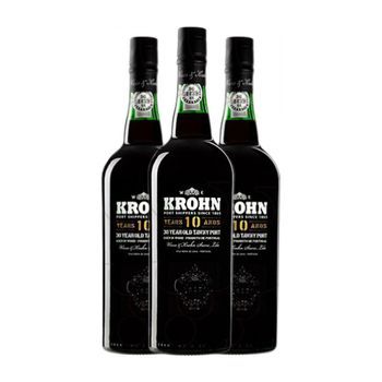 Krohn Vino Generoso Porto 10 Años 75 Cl 20% Vol. (pack De 3 Unidades)