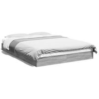 cama matrimonial  cama para adultos  estructura de cama madera de ingenieria gris sonoma 120x200 cm cfw16589