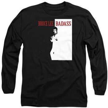 Bruce Lee Camiseta manga larga Badass para mujer