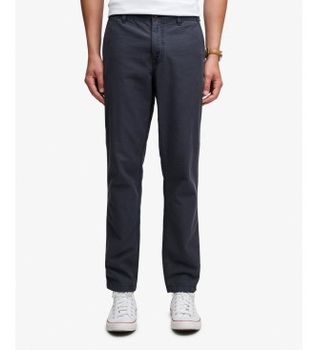 Superdry para hombre. M7011487A Pantalón Chino Tapered Washed negro (30/32), Casual, Algodón, Tela
