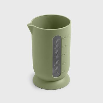 Jarra graduada en polipropileno verde opaco 0,5 litros