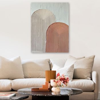 Pintura Decorativa Lienzo 3d Rfb8_70100 Multicolor 70x100 Cm