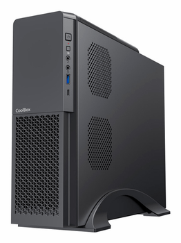 COOLBOX CAJA MATX SLIM T313 USB-C 3.2 GEN1 FTE.300SBZ 300W 80+ BRONZE Negro