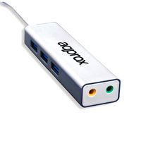 tarjeta de sonido approx appusb51hub 51 usb  hub 3 usb 30