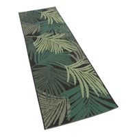 alfombras de interior y exterior ostenza negro 80x250 cm