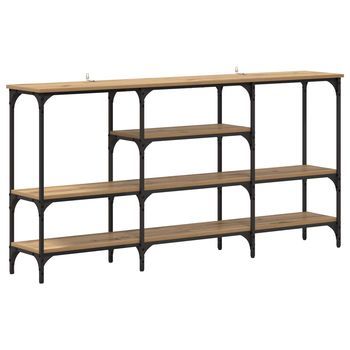 Mesa Consola Roble Artisan 160 X 29 X 80 Cm Vidaxl