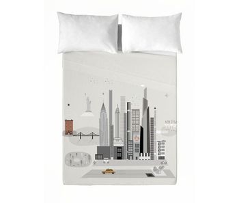 Haciendo el indio - juego de sábanas estampadas 2 piezas cama 90 - algodón extra suave - incluye sábana encimera + 1 funda de almohada - nyc