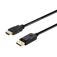 cable aisens displayport macho a hdmi macho 2m negro a125-0364