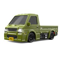 k60 rtr 164 24g 4wd mini coche rc de drift 4wd led luz escritorio micro van camion en carretera vehiculos de control r