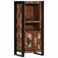 mueble de bano madera maciza reciclada 40x30x90 cm vidaxl