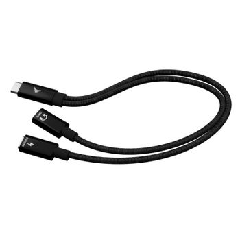 Divisor USB-C I-Tec Audio/Datos + Power Delivery 100W 0,3 m