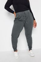 yours joggers algodon gris efecto lavado mujer curvy y tallas grandes yours