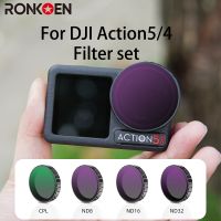 filtro ronkoen nd cpl para dji osmo action45pro accesorios de camara de accion cpl nd8 nd16 nd32 juego de lentes marco de aleacion de aluminio