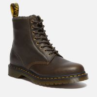 dr martens mens 1460 faux fur-lined leather boots - uk 7