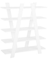 estanteria de 5 niveles  116 cm blanco