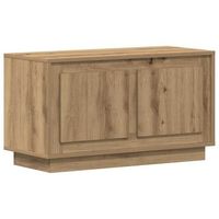gabinete de tv roble artisan 80 x 35 x 45 cm vidaxl