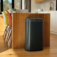 cubo de basura de cocina automatico gris  58l