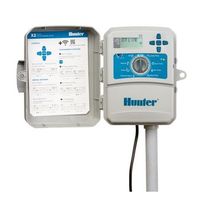 programador electrico hunter x2 wifi exterior de 4 a 14 estaciones 6 zonas