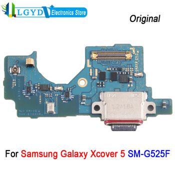 Placa de puerto de carga para Samsung Galaxy Xcover 5 SM-G525F, pieza de repuesto de reparación de placa de base de alimentación USB para teléfono