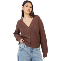 brave soul chaqueta de punto wh190 para mujer