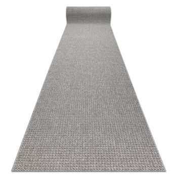 Alfombra De Pasillo Casablanca Loop Gris Claro, Lazo, Suave 100cm 100x100 Cm
