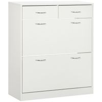 mueble zapatero 80x30x915 cm blanco