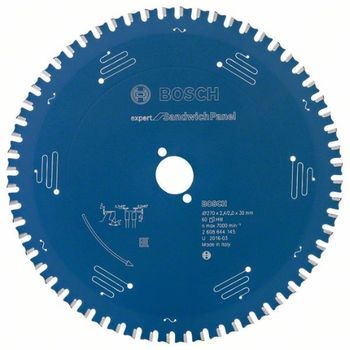 Bosch Professional 2608644145 - Disco De Sierra Circular Csb Expert Sandwichpanel: 270x30x60d