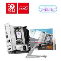 placa base msi b850i edge ti wifi b850 am5 mini itx wi-fi 7 128gb ddr5 m2 raid