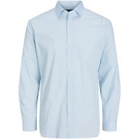 jack  jones camisa manga larga 12251125 jprblablackpool stretch shirt ls ss24 sn white para hombre