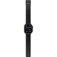 correa para apple watch amazingthing titan premium titanio negro 38-49 mm cierre magnetico
