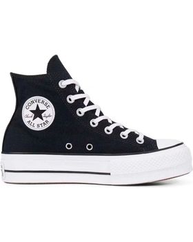 de CONVERSE CONVERSE CHUCK TAYLOR ALL STAR LIFT PLATFORM HIGH TOP 560845C LONA NEGRA NEGRO
