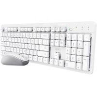 teclado de membrana trust ody ii layout es inalambrico raton silencioso usb pila