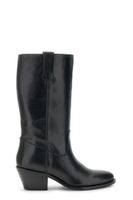 botas de piel black 37