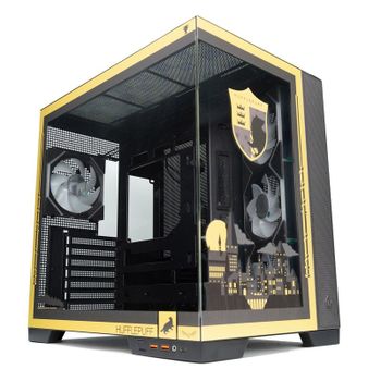 Torre PC Forgeon Tiberium EVO Torre ATX ARGB USB-C Cristal Templado Negra Harry Potter House Pride Hufflepuff
