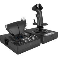 saitek pro flight x56 rhino joystick  throttle - black black