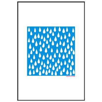Panorama Cuadro Enmarcado Agatha Ruiz De La Prada Lluvia 50x70 Cm