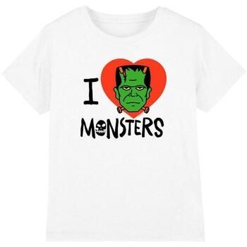 Universal Monsters Camiseta I Love nsters para niño