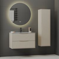 conjunto de muebles con lavabo paneles laminados y de mdf cachemira