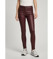 pepe jeans para mujer pl204728yh7 jeans skinny mw granate 2830 casual denim modal sostenible