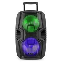 altavoces fenton karaoke inalambricos 500w con bluetooth bateria y luces led