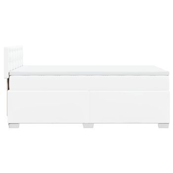 Cama (apariencia Blanca, Combinada Con Un Colchón De Cuero Sintético De 80x200 Cm)