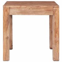 mesa de cafe - mesa de centro de madera maciza de caoba 53x50x50 cm